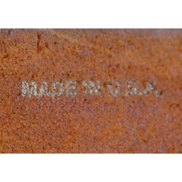 HANDCRAFTED BROWN GENUINE LEATHER 1 1/8"Wd CASUAL DRESS MEN'S BELT Sz 42 (E37 - Picture 8 of 15